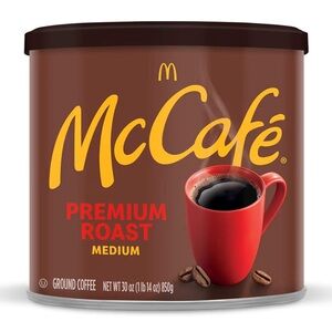 McCafe Premium Roast Medium Roast Ground Coffee 30 oz Canister McCafé McDonald’s